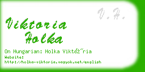 viktoria holka business card